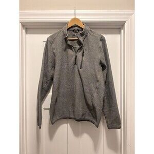 Southern Shirt Company Men’s 1/4 Zip Tan Gray Pullover Sweatshirt Size Medium